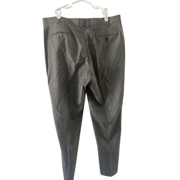 Calvin Klein Mens Gray Extreme Slim Fit 2-Piece Suit 46L Wool Jacket & Pants - Picture 10 of 11